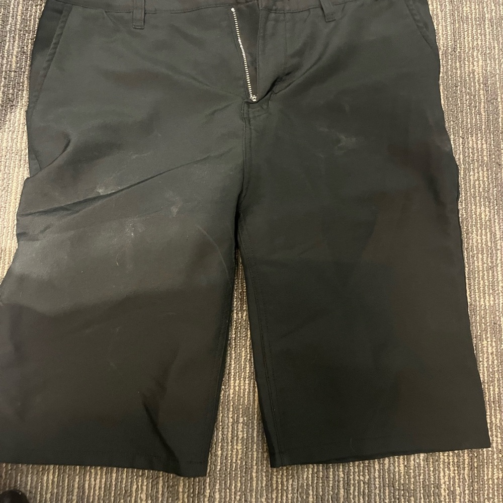 Hurley Men's Black Flat Front Shorts